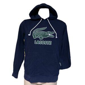 Lacoste Unisex Big Croc Men's L 5 Hooded Hoodie Pullover Sweatshirt $150